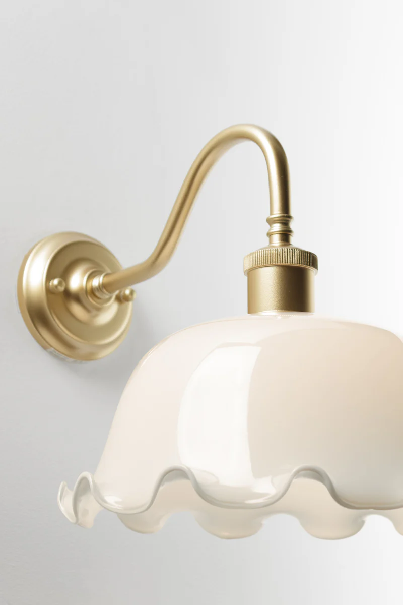 Southington Glass Gooseneck Wall Sconce - Image 9