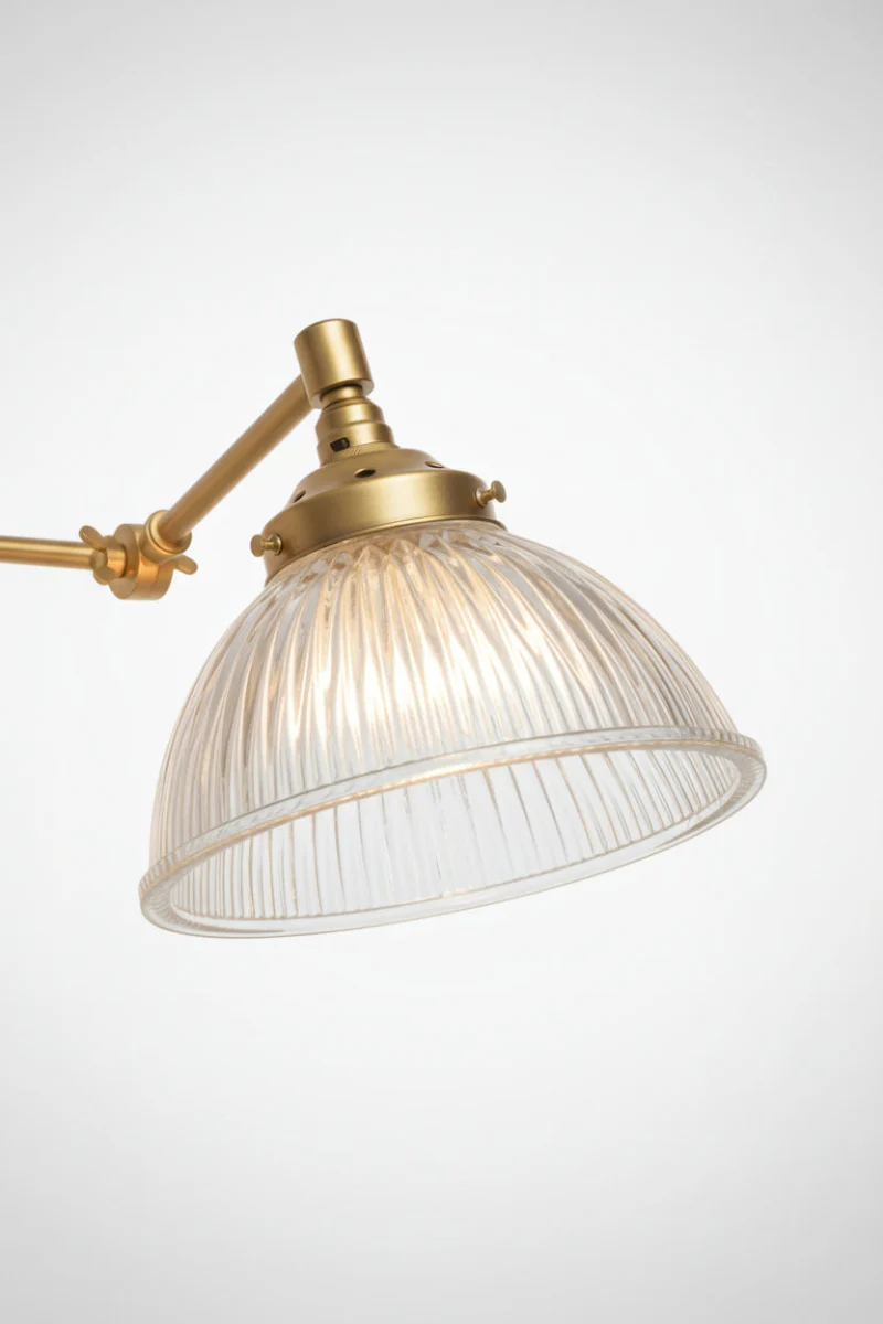 Como Swing Arm Glass Wall Lamp - Image 12