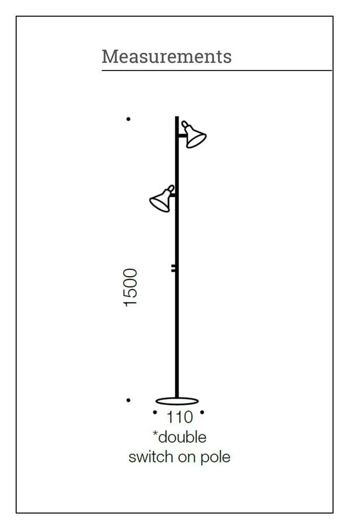Tipton 2 Light Floor Lamp - Image 4