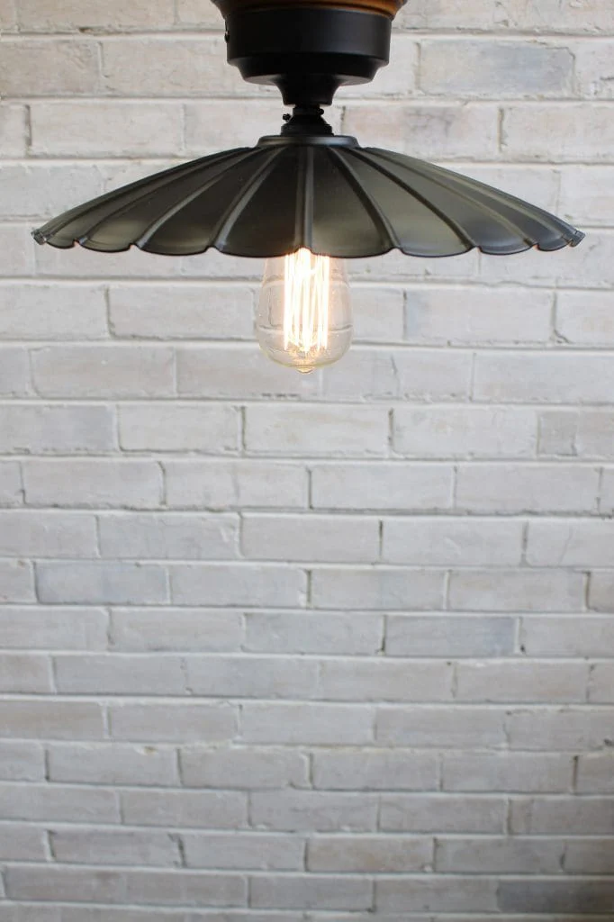 Vintage Umbrella Close To Ceiling Light - Image 11