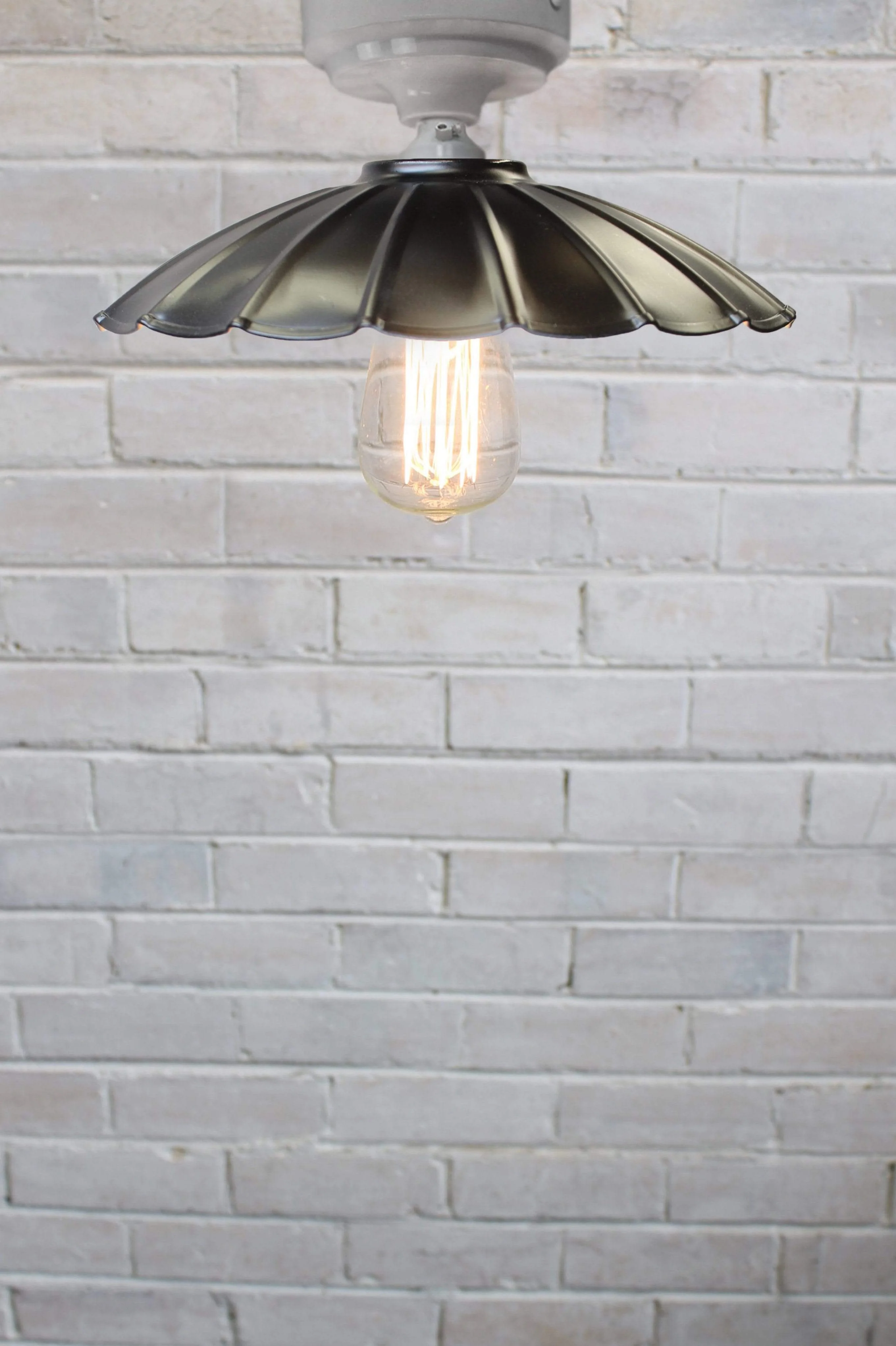 Vintage Umbrella Close To Ceiling Light - Image 17
