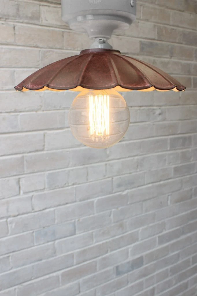 Vintage Umbrella Close To Ceiling Light - Image 19