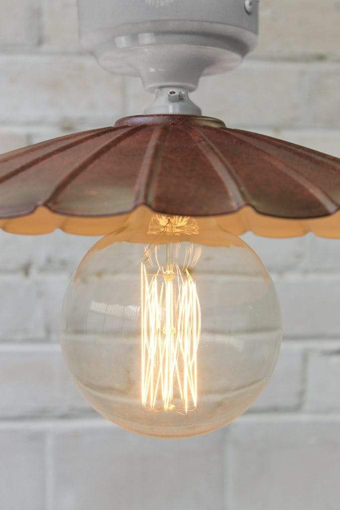 Vintage Umbrella Close To Ceiling Light - Image 20