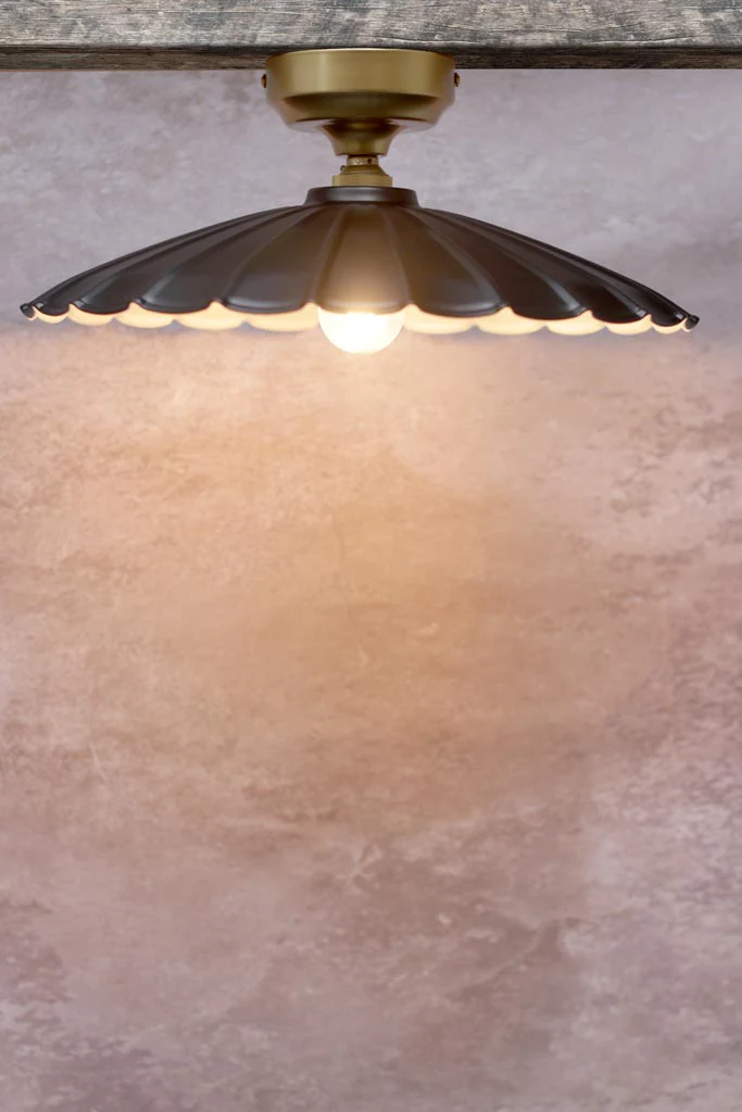 Vintage Umbrella Close To Ceiling Light - Image 7