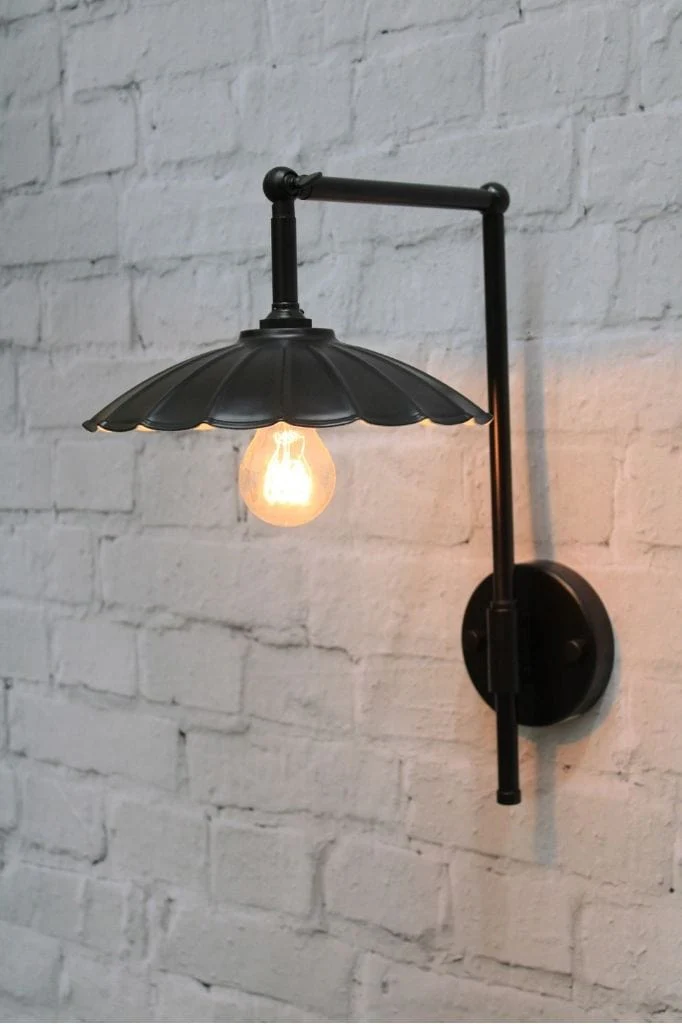 Umbrella Adjustable Swivel Wall Light