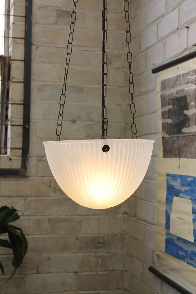 Vintage Hanging Bowl Light - Image 5