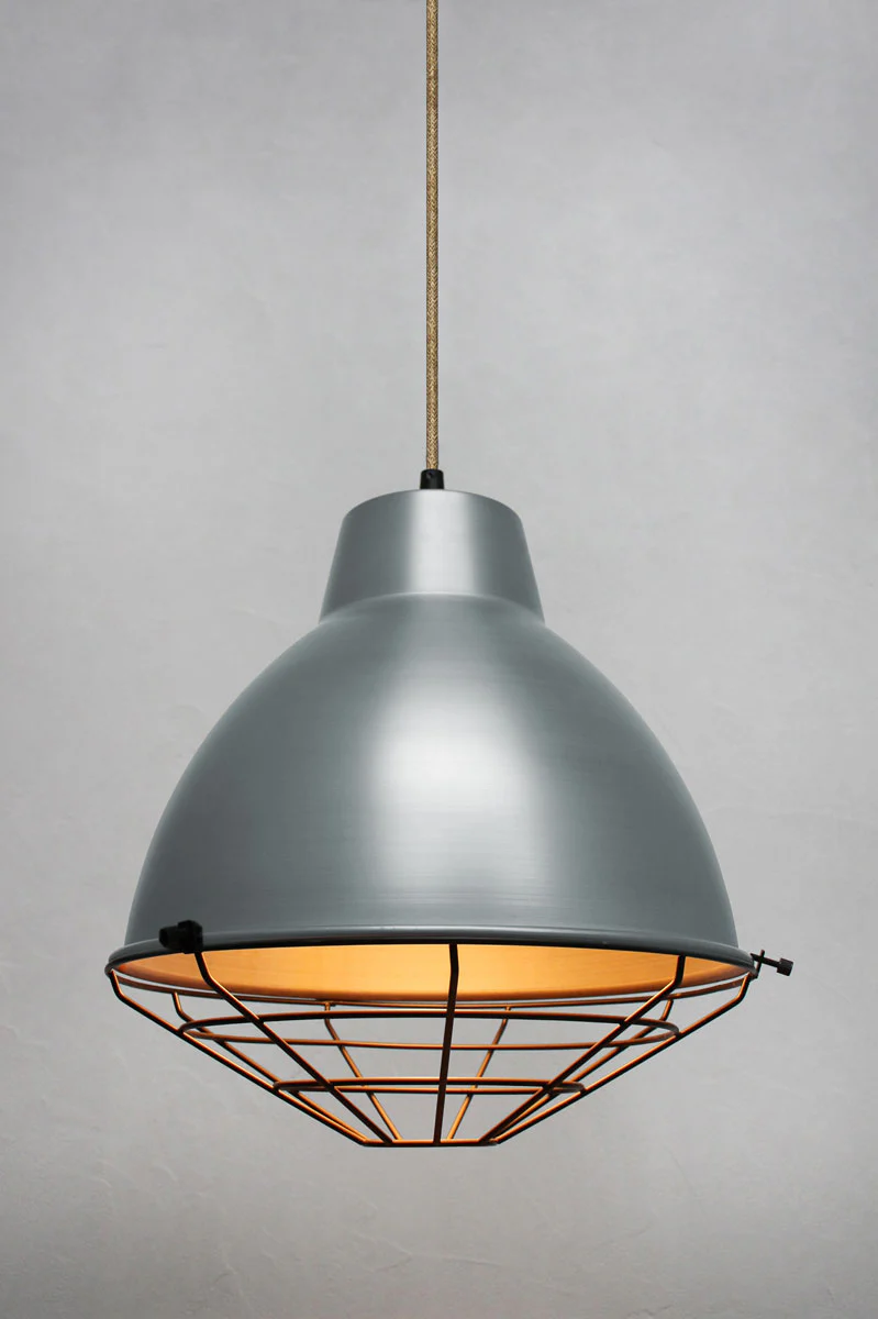 Vintage Steel Loft Pendant Light - Image 8