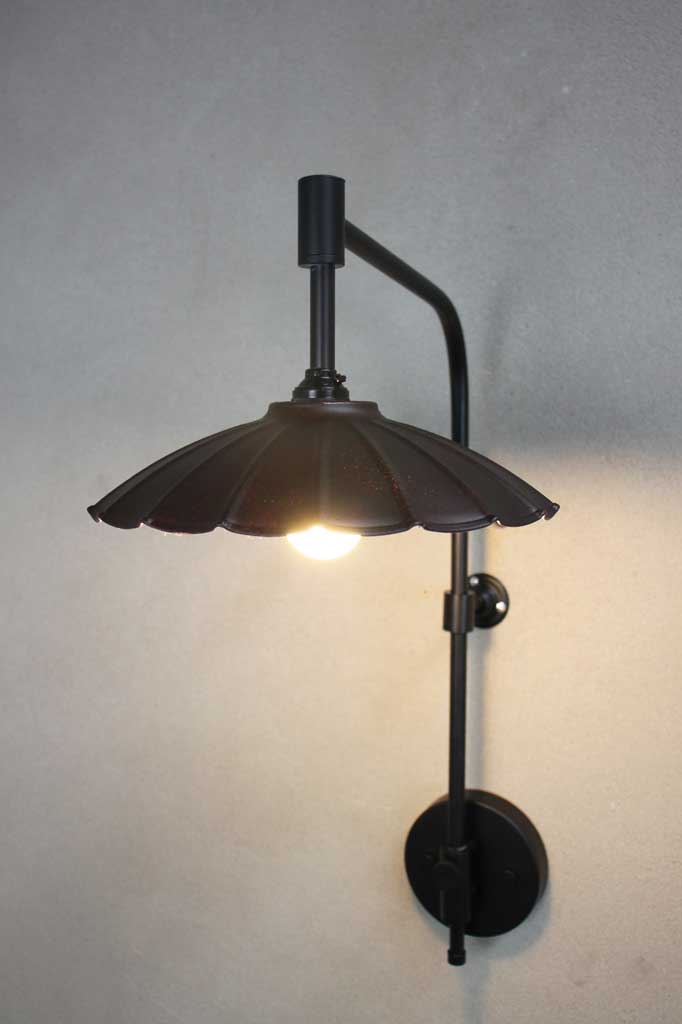 Vintage Umbrella Wall Lamps with Wall Plug - Image 10