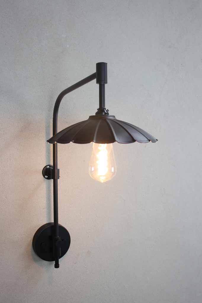 Vintage Umbrella Wall Lamps with Wall Plug - Image 11