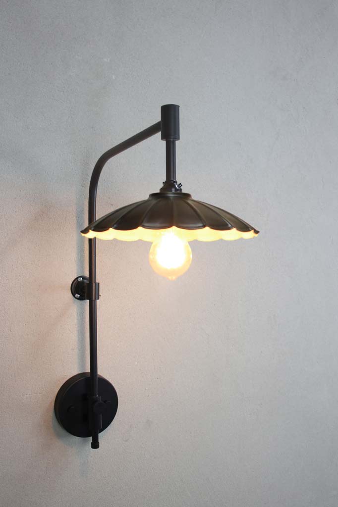 Vintage Umbrella Wall Lamps with Wall Plug - Image 12