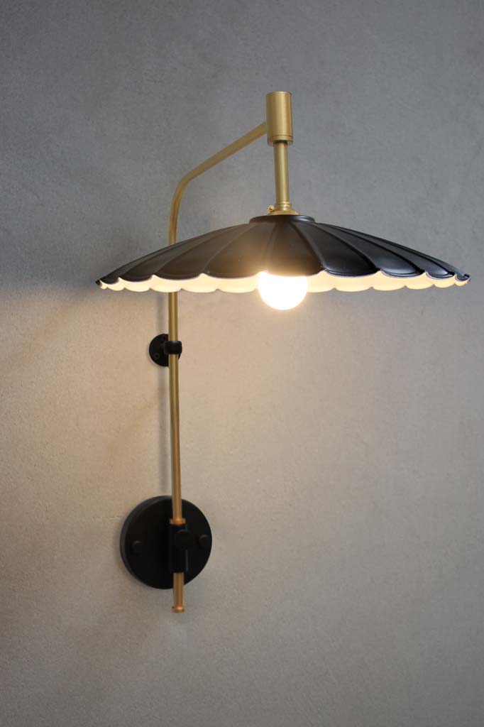 Vintage Umbrella Wall Lamps with Wall Plug - Image 16