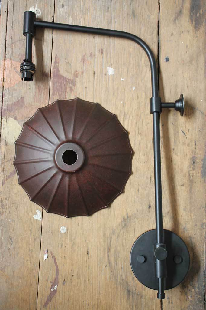 Vintage Umbrella Wall Lamps with Wall Plug - Image 17