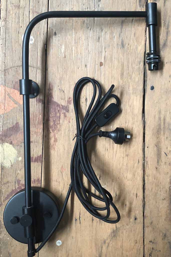 Vintage Umbrella Wall Lamps with Wall Plug - Image 27