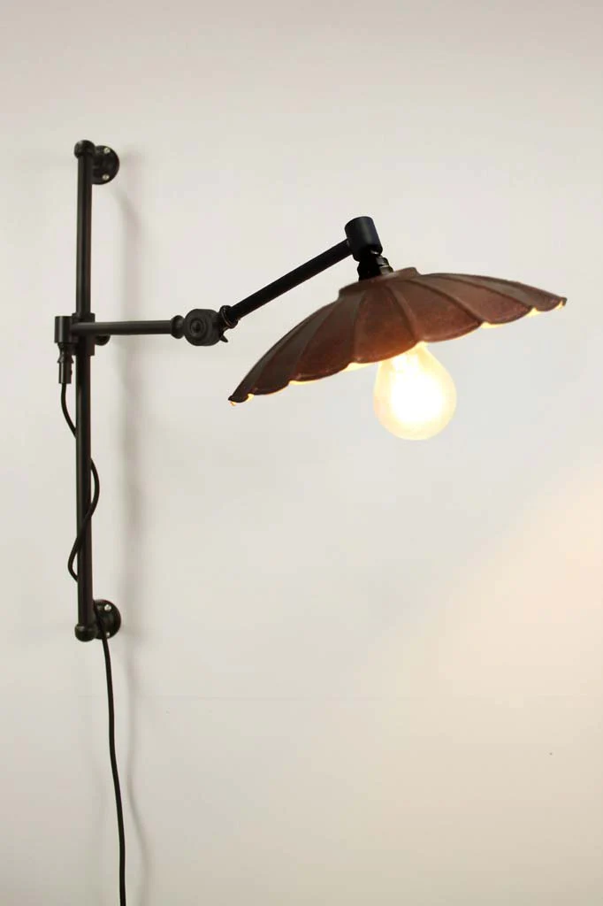 Vintage Umbrella Wall Lamps with Wall Plug - Image 32