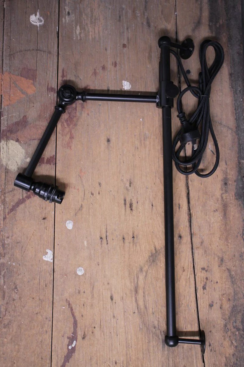 Vintage Umbrella Wall Lamps with Wall Plug - Image 36