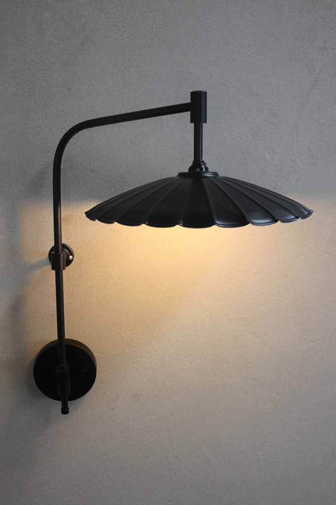 Vintage Umbrella Wall Lamps with Wall Plug - Image 8