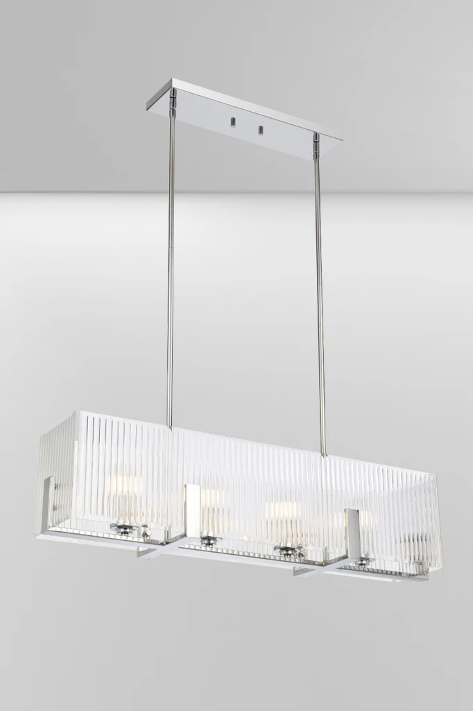 Westhampton Reeded Glass Pendant Light - Image 4