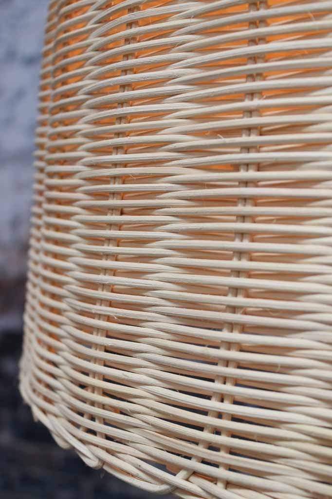 Wicker Ceiling Light - Rattan - Image 4