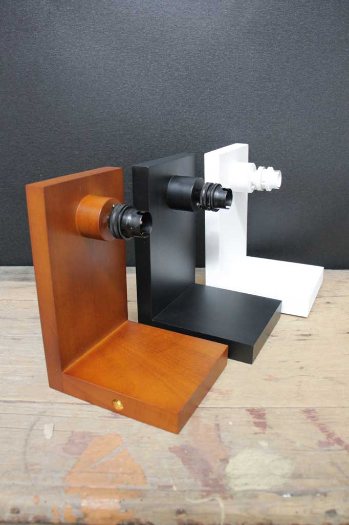 Wood Wall Sconces - B22 Lamp Holder - Image 3